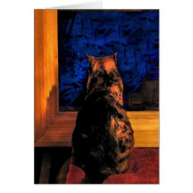 Cat in the Window Card