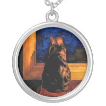 Cat in the Window Necklace