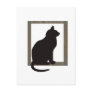 Cat In Window Postcard
