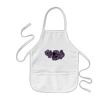 Cat Lady Purple Apron