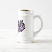 Cat Lady Purple Coffee Mug