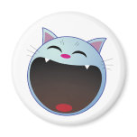 cat laughing magnets