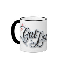 Cat Lover Black Mug