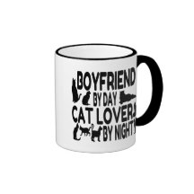 Cat Lover Boyfriend Coffee Mugs