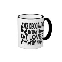 Cat Lover Cake Decorator Mug