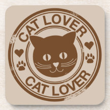 Cat Lover Drink Coasters