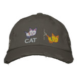 Cat Lover Embroidered Hat