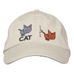 Cat Lover Embroidered Hat