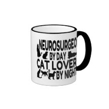 Cat Lover Neurosurgeon Coffee Mugs