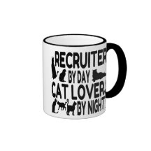 Cat Lover Recruiter Mugs