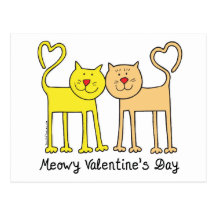 Cat Lover Valentines Day T-shirts Gifts Postcards