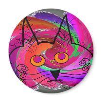 Cat Lovers abstract art gifts