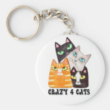 Cat Lover's Key Chain