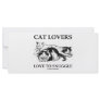 Cat Lovers Love To Snuggle Custom Rack Card