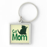 Cat Mom Keychain