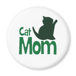 Cat Mom Refrigerator Magnets