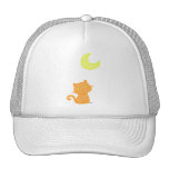Cat Moon Mesh Hats