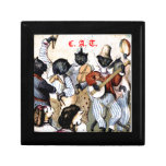 Cat Musicians Trinket Box