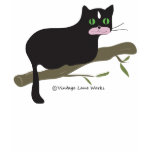 Cat on a Branch t-shirts