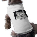 CAT ON BACK: DOGGIE SHIRT: PENCIL ART