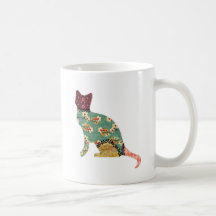 Cat Patchwork Pet Mug