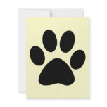 Cat Paw Print invitations