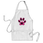 CAT PAW WITH CATS AND HEARTS aprons