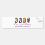 Cat Person Humour Bumper Stickers