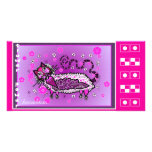 CAT PHOTO CARD flower power photo cards