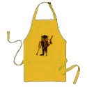 Cat pirate funny apron