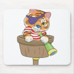 Cat Pirate Mouse Pad