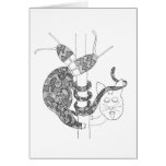 cat pole dancer cards