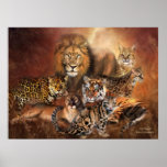 Cat Power Art Poster/Print
