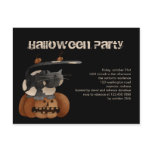 Cat & Pumpkins • Halloween Invitation