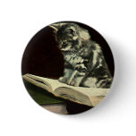 Cat Reading buttons