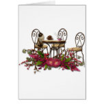 cat resting on chair cards