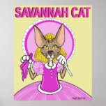 CAT_SavannahCat Posters
