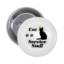 Cat Service Staff Pins