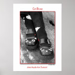 Cat Shoes Are Made For Dancin' posters
