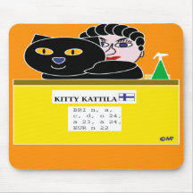 Cat show mousepad musmattor