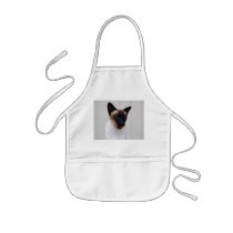 Cat Siamese Portrait Aprons