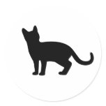 Cat silhouette stickers