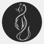 CAT SILHOUETTE STICKER