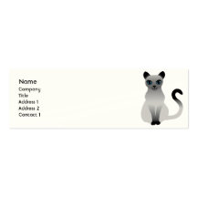Cat - Skinny Business Card