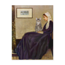 CAT (Tabby 1) - Whistlers Mother Postcards