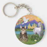 Cat -(Tabby) - Fantasy Land Key Chains