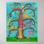 Cat Tree of Life Print