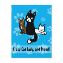 Cat Trio Postcard