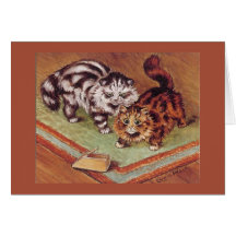 Cat Vintage Card