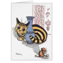 Cat Vintage Card